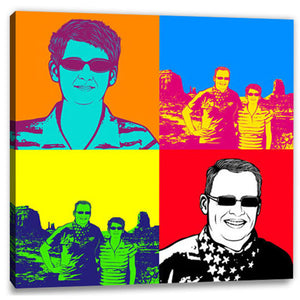 Pop-Art vom Foto - 4-Warhol pure 57 (wpu-4-57) - Künstlerisches Pop-Art Bild vom eigenen Foto