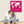 Cargar imagen en el visor de la galería, Fingerabdruck-Leinwand - Weltkarte Pink - Fingerabdruck Leinwand
