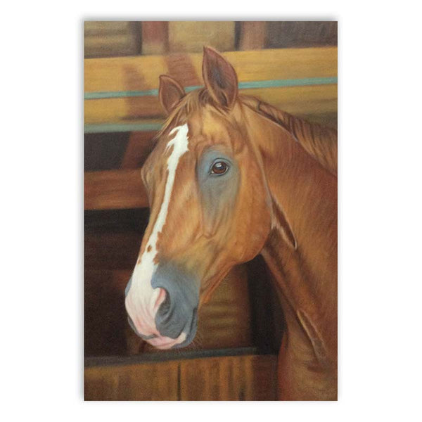 Hacer pintar caballos - pintura al óleo